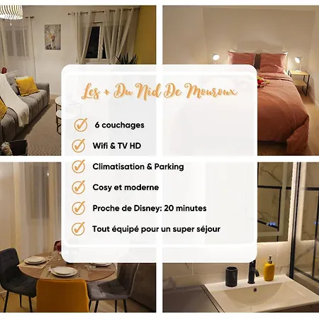 Le Nid De - 20 Min - Clim & Parking Appartement Mouroux